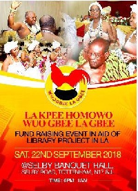 The La Kpee UK, Homowo festival usually holds around this time of the year