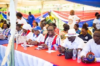 Yaa Pokua Baiden joined the other NPP executives at the event