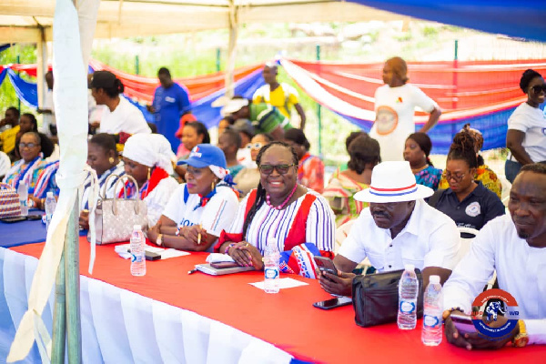 Yaa Pokua Baiden joined the other NPP executives at the event