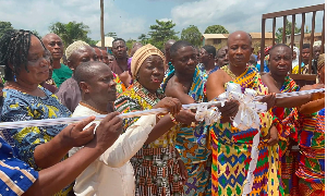 Elizabeth Ofosu Agyare (3rd from left) is the  MP for the Techiman North