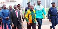 President Akufo-Addo was seen off by Dr. Bawumia as he embarked on his journey to Nigeria