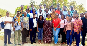 Jane Opoku-Agyemang paid a surprise visit to the Tertiary Education Institutions Network