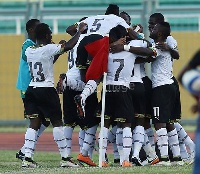 The Stars jubilating one of the goals