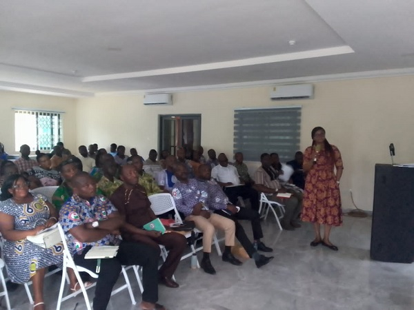 Participants at the training