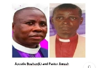 Apostle Boahen and Pastor Samuel Awuah