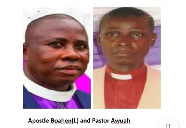 Apostle Boahen and Pastor Samuel Awuah