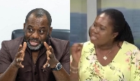 Dr. Matthew Opoku Prempeh (left) and Beatrice Annan