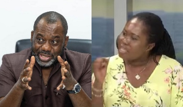 Dr. Matthew Opoku Prempeh (left) and Beatrice Annan