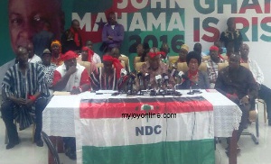 (File photo) NDC at a press conference