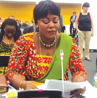 Mrs Benita Sena Okity-Duah, MP for Ledzokuku,