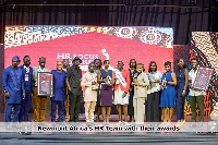 Newmont Africa officials at HR Focus Awards