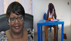 Dr Margaret Chebere (left) and a distraught Dr Francis Ibrahim-Betonsi (right)