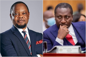 Justice Srem-Sai (L) says AG's office will decide on file charges against Alexander Afenyo-Markin