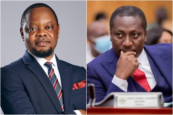 Justice Srem-Sai (L) says AG's office will decide on file charges against Alexander Afenyo-Markin