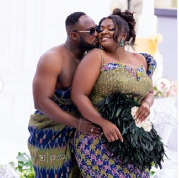 Tracey Boakye receives flowers from husband on Mother's Day