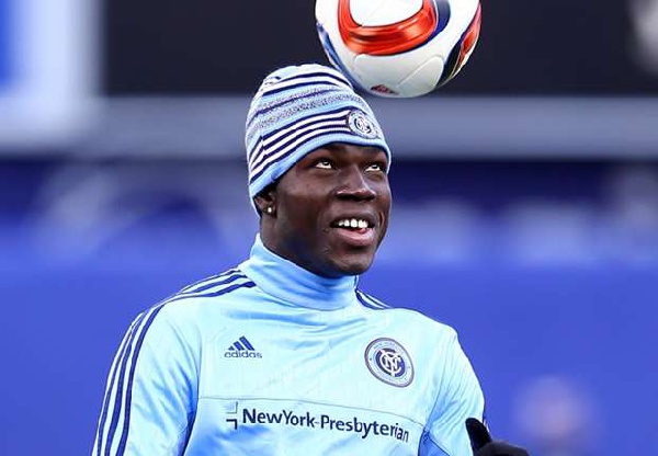 New York City FC midfielder Kwadwo Poku