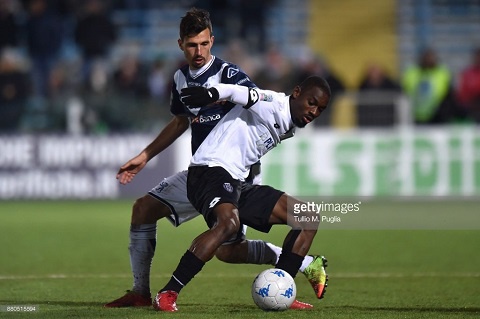 Isaac Donkor scored the last goal for AC Cesena in a 4-2 victory over  Pescara