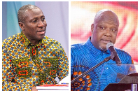 Photo collage of Alexander Afenyo-Markin (L) and Kwami Sefa Kayi (R)