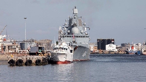Russia 'Lady R' ship dock for Cape Town