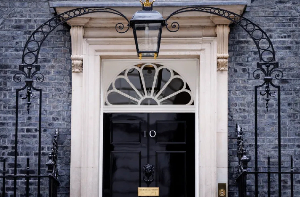 The British prime minister's official residence at 10 Downing Street in London, 11 May 2026