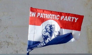 The New Patriotic Party (NPP) flag