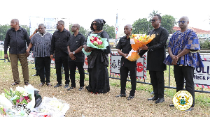 Chief Director Desmond Boateng (third from R), together with other directors
