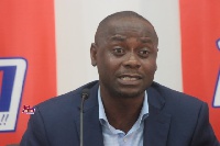 Dr Eric Osei-Assibey speaking at the Cedi Forum