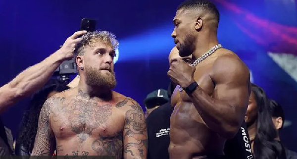 Evritin don set for di ogbonge fight betwin Anthony Joshua Jake Paul