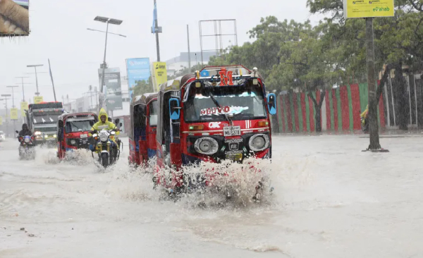 File photo of a flooded area