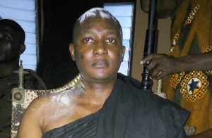 The new paramount Chief of the Kwahu Traditional area,