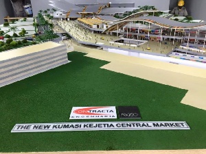 New Kejetia market under construction