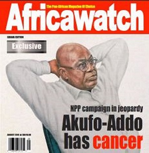AfricaWatch publication on Akufo-Addo's health