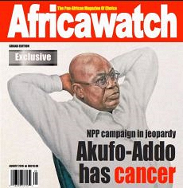AfricaWatch publication on Akufo-Addo's health