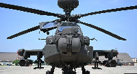 File photo of AH-64 Apache helicopters are American-made twin-turboshaft attack aircraft