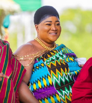 Nana Agyakoma Dufie II, the Queen mother of the Asante Mampong