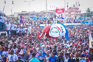 A section of NPP supporters