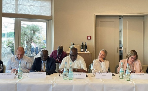 Issifu Seidu, Minister of State in charge of Climate Change and Sustainability at the dialogue