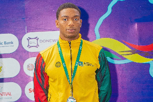 Abeiku Jackson is a Ghanaian swimmer