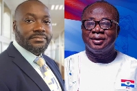 A photo collage of GNPC CEO, Opoku Awhenie Danquah and Freddie-Blay