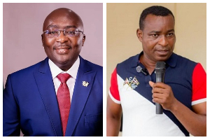 Dr Mahamudu Bawumia and Bernard Antwi Boasiako