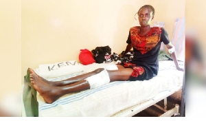 Susan Chebet at Isiolo Referral Hospital in Isiolo County, Kenya