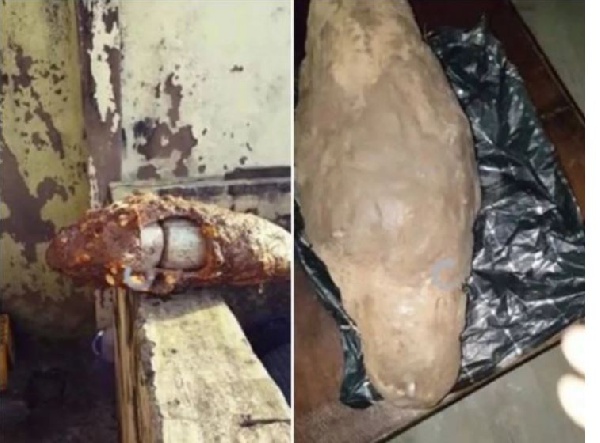 The man uncovered the patch and realised that the yam had been laced with drugs