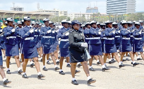 Policewomen play significant roles in the delivery of vital security services in Ghana