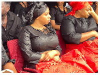Sarah Adwoa Safo at her late father's 40-day memorial service