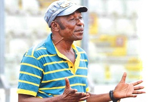 Coach Sarpong earlier he did not have an interest in the Hearts job