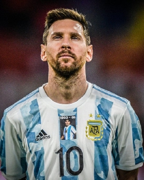 Argentina captain, Lionel Messi