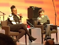 Chimamamanda Ngozi Adichie [left]