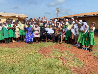 Students of Nasruldin Basic & JHS at a Peace Club sensitization programme on peace and discipline