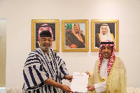 Alhaji Said Sinare presenting his Letters of Credence in Saudi Arabia