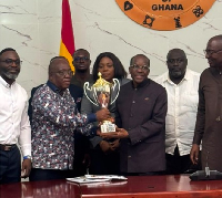 The 2026 Democracy Cup was presented to the Parliamentary leadership